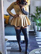 Indiebeautie Two-Tone Peplum Blazer